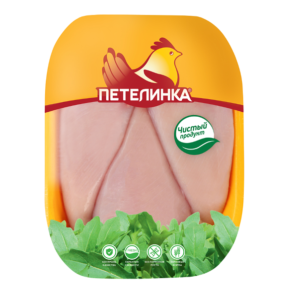Филе цыплят-бройлеров Петелинка без кожи