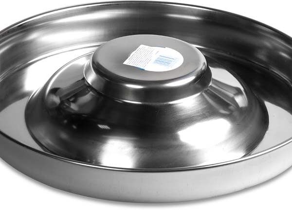 Миска SHOW TECH металлическая для щенков 37 см.