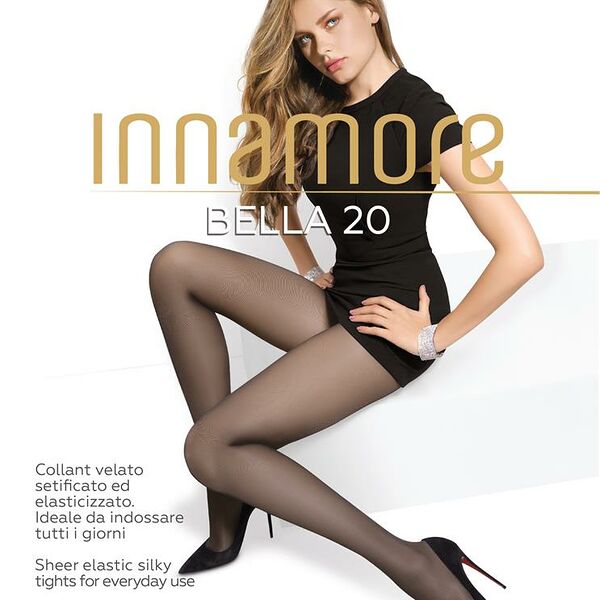 Колготки женские иннаморе белла 20 ден карамель р.3