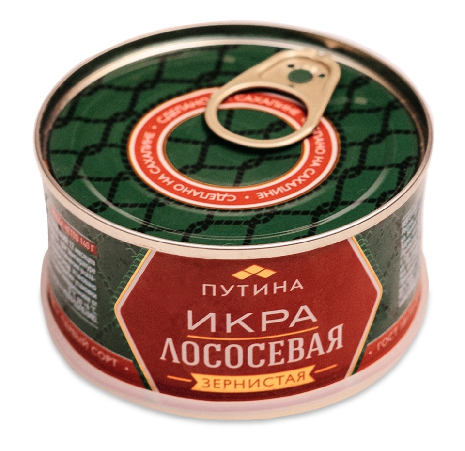 

Икра лососёвая зернистая Путина, 140 г