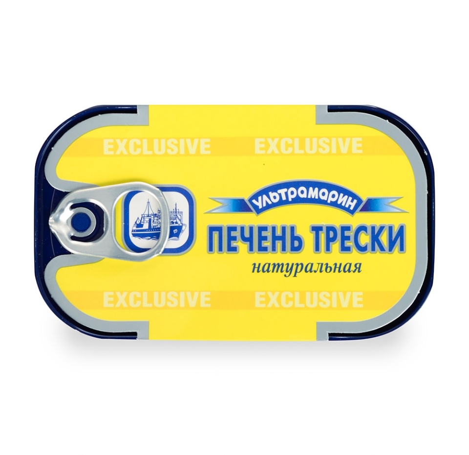 

Печень трески Ультрамарин натуральная 120 г