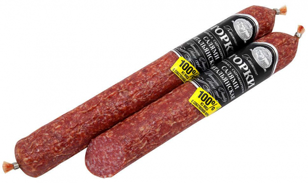 Колбаса сырокопченая Салями Итальянская ТМ Ближние горки