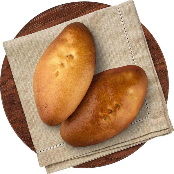 Пирожок с капустой и яйцом