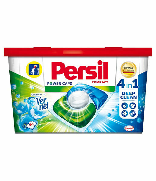 Капсулы для стирки Persil Power Caps COB 4 в 1 14 шт