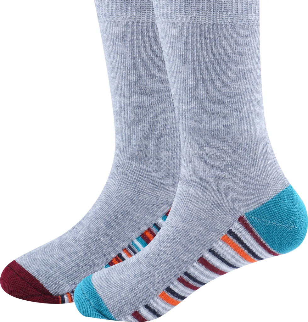 

Носки детские INWIN р. 17 цвет серый меланж, Арт. 015/016, 2пары