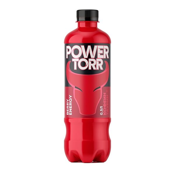 Энергетический напиток Power Torr Red Berry Energy газированный 500мл