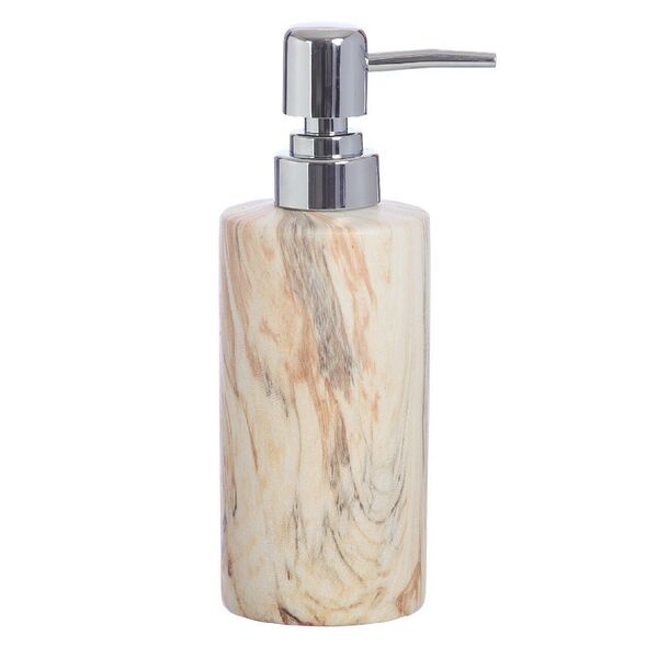 Дозатор для жидкого мыла Vanstore Мрамор бежевый, керамика