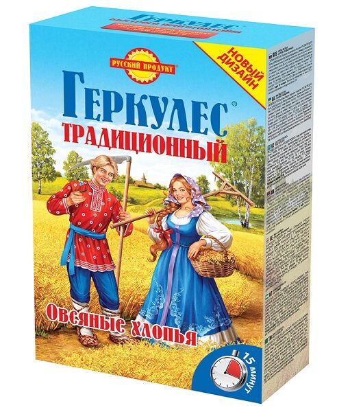 Хлопья овсяные Геркулес Традиционный тм 