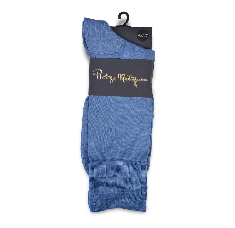 

Носки Philippe Matignon 701 мерсеризованный хлопок цвет Джинс размер 45-47