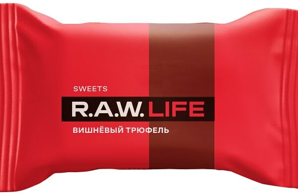 Конфеты R.A.W. LIFE SWEETS Вишневый трюфель 18г