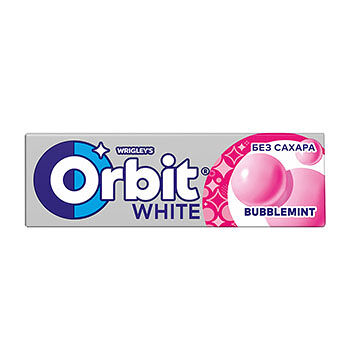 Жевательная резинка Orbit White Bubblemint без сахара 13.6 г