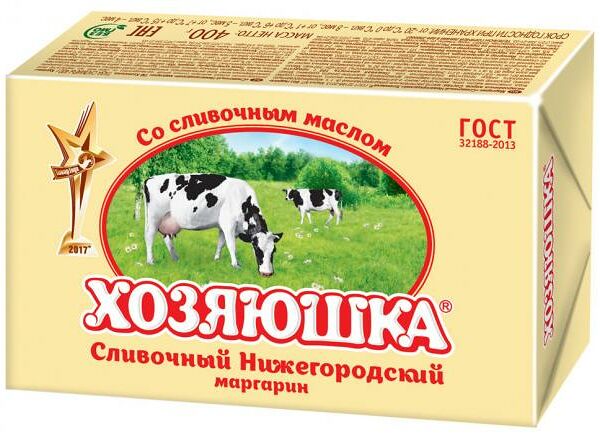 Маргарин сливочный Хозяюшка Нижегородский 60%
