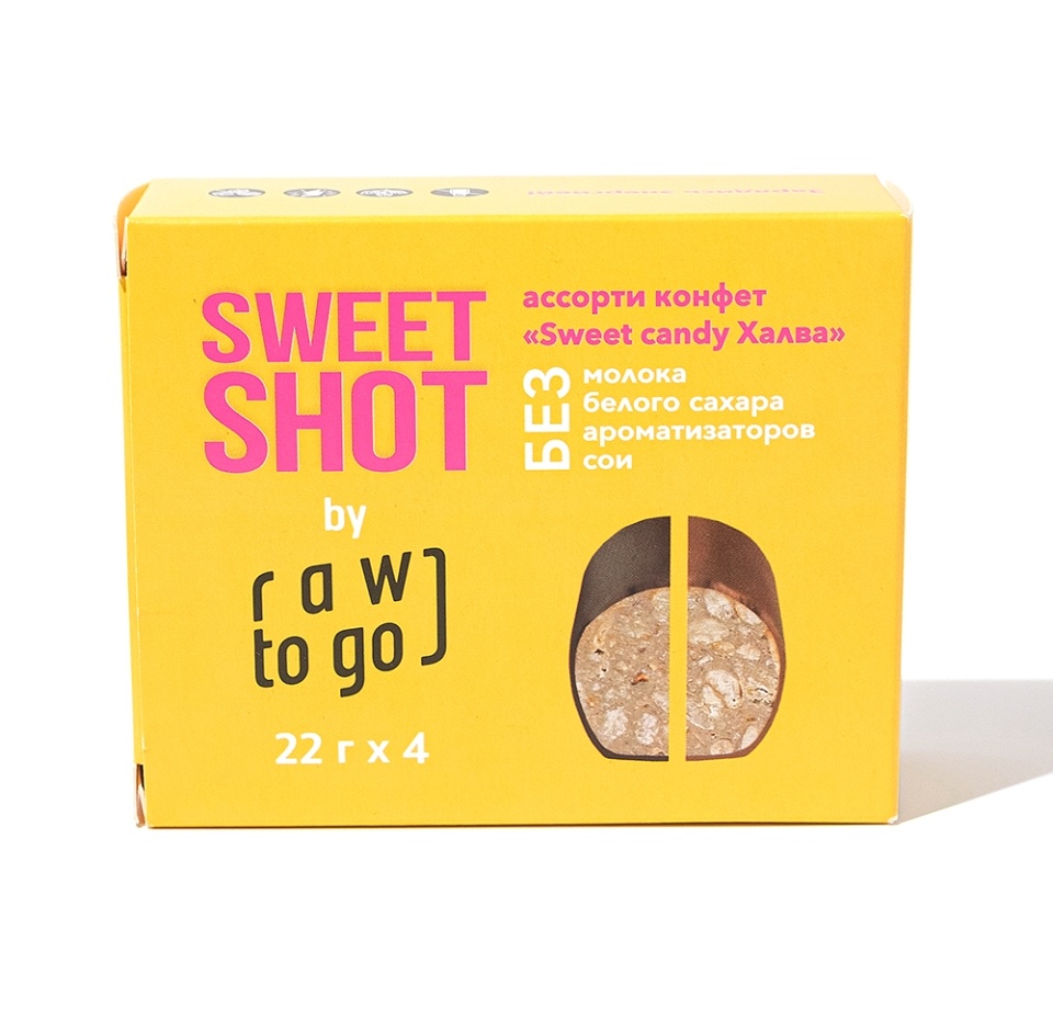 

Конфеты Sweet candy Халва ассорти Raw to go 88 г