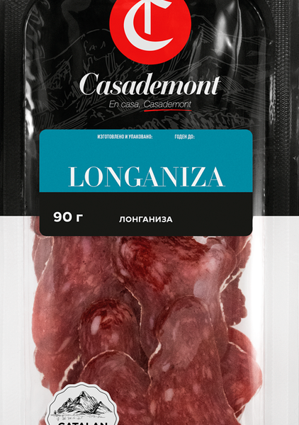 Колбаса сыровяленая Casademont Лонганиза, 90 г