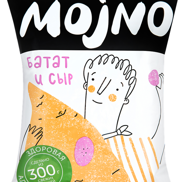 Чипсы MOjNO из батата с сыром Чеддер