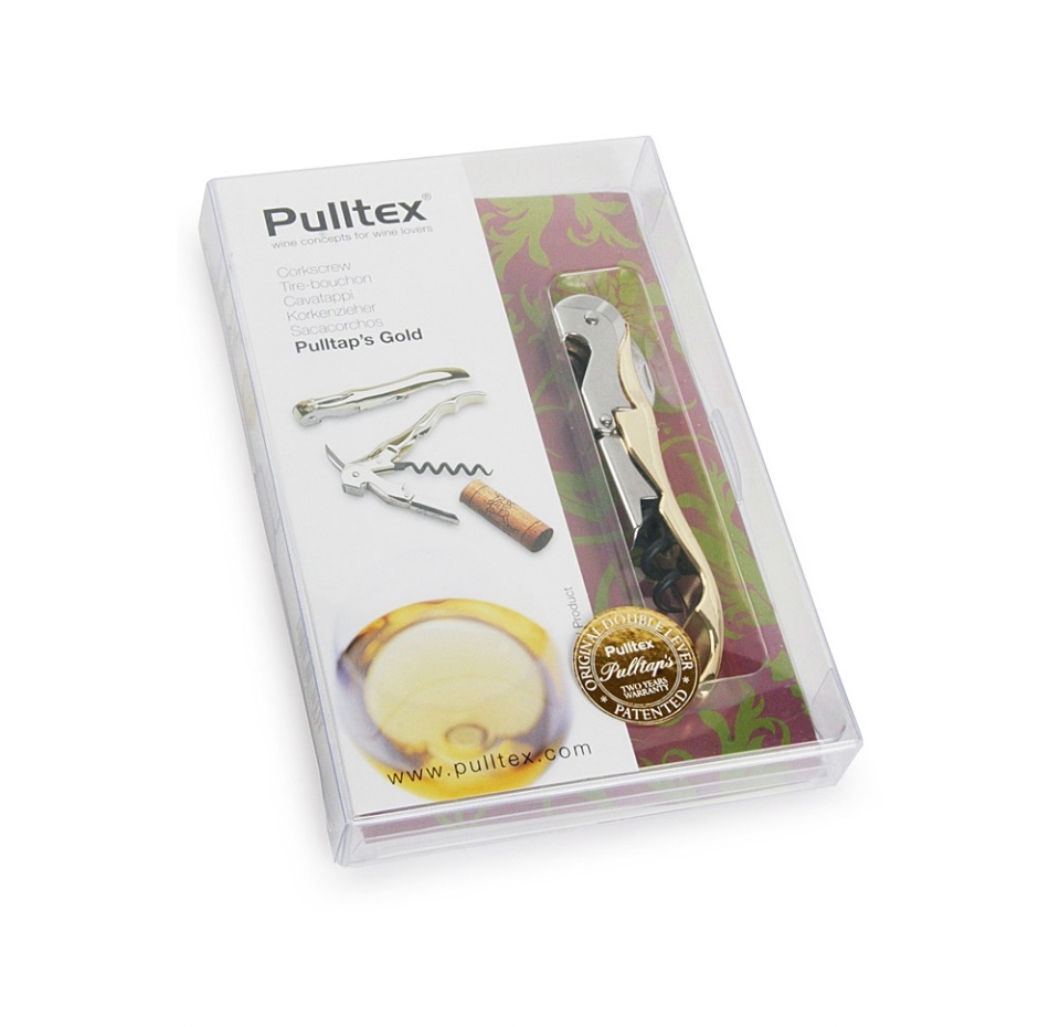 

Штопор Pulltap’s Classic Evolution золотой, Pulltex, 1 шт., Испания