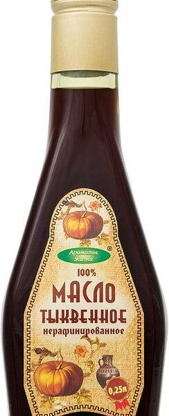 Масло тыквенное Ароматы жизни нерафинированное 250мл