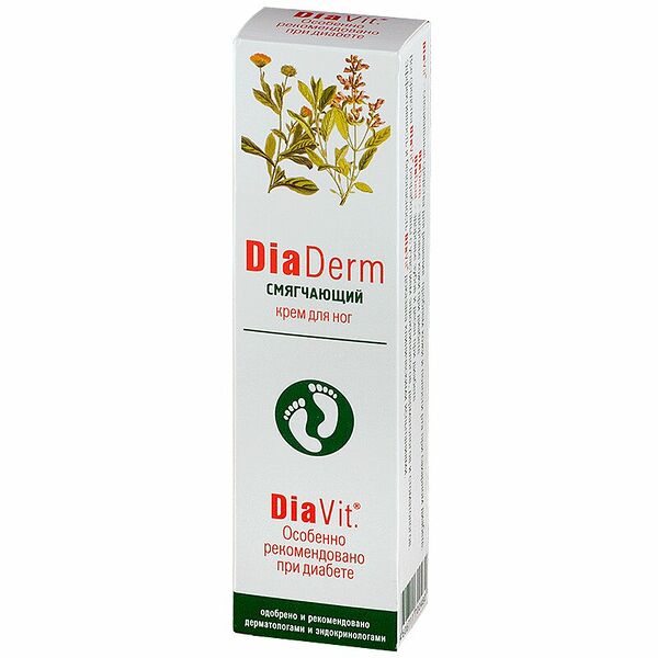 Крем для ног DiaVit ДиаДерм смягчающий 75 мл