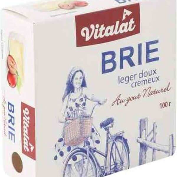 Сыр мягкий Vitalat Бри с белой плесенью 60%, без змж