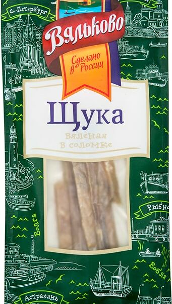 Щука Вяльково вяленая соломка 40г
