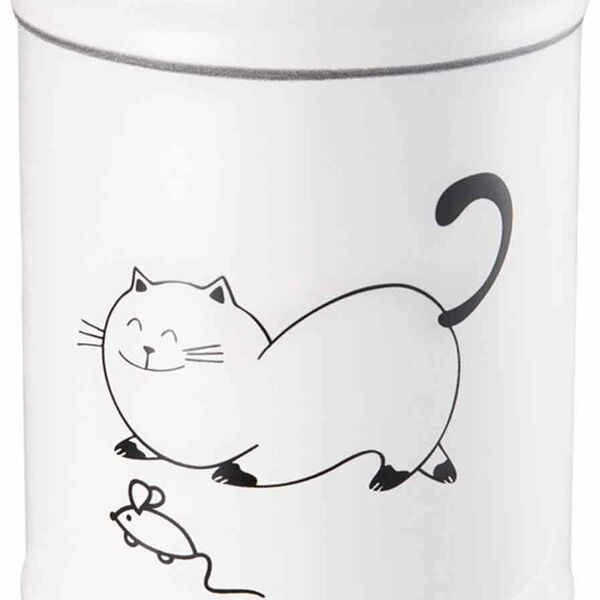 Стакан для зубных щеток Fora Happy Cats цвет: белый, 7,9 см