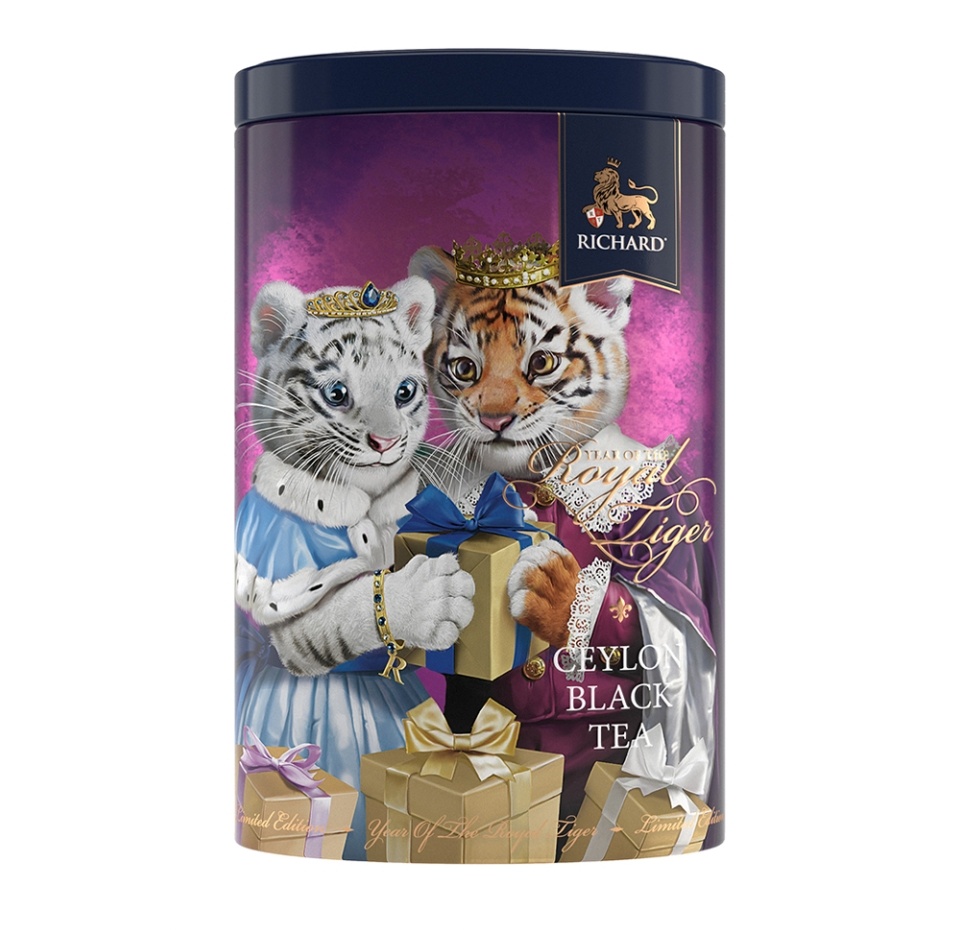 

Чай черный Richard Year of The Royal Tiger цейлонский, листовой в ассортименте 80 г