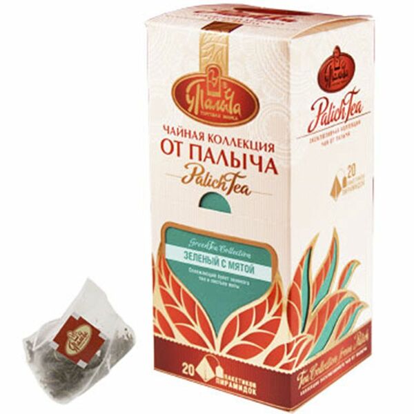 Чай У Палыча От Палыча зелёный с мятой, 20x2г