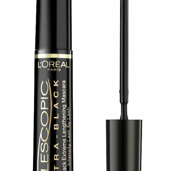 L'OREAL Тушь для ресниц Telescopic Extra Black удлиняющая, 8 мл, Экстра Черный