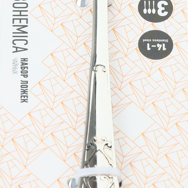 Ложка чайная APOLLO Bohemica, нержавеющая сталь, 3шт