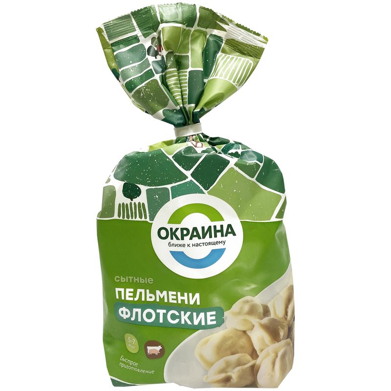 

Пельмени Окраина Флотские категории В 800 г