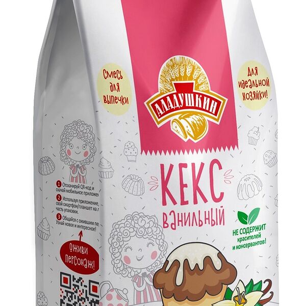 Смесь для выпечки Аладушкин Кекс Ванильный