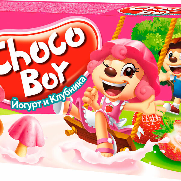 Печенье Choco Boy Йогурт и клубника