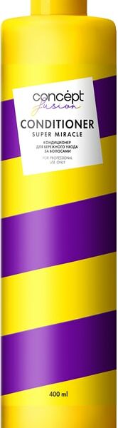 Кондиционер для волос Concept Fusion Super Miracle для бережного ухода 400мл