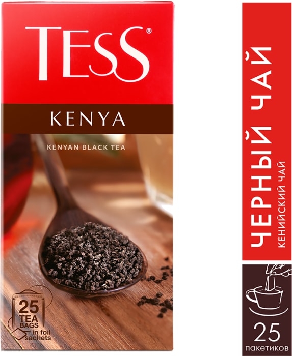 

Чай пакетированный Tess Kenya Чёрный Кенийский 25 шт.