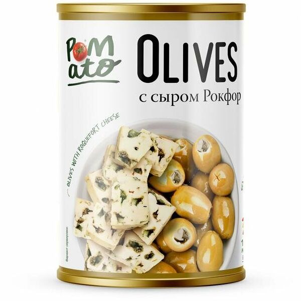 Оливки Pomato с сыром рокфор
