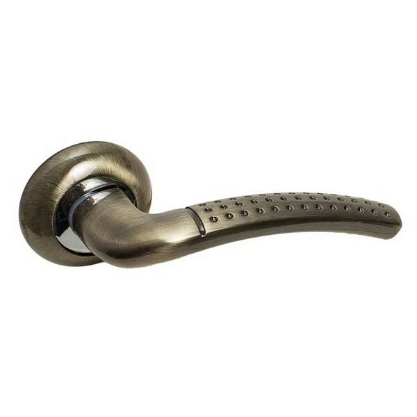 Ручка нажимная TRODOS AL-106, 117х54 мм, бронза, хром