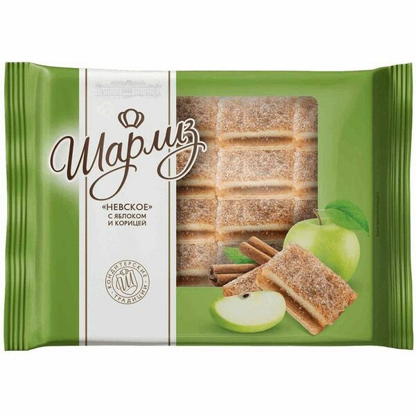 Печенье Шарлиз Невское с яблоком и корицей 500г