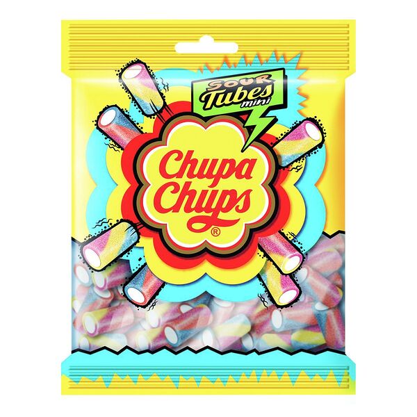 Жевательный мармелад Chupa Chups Sour Tubes mini, 70 г