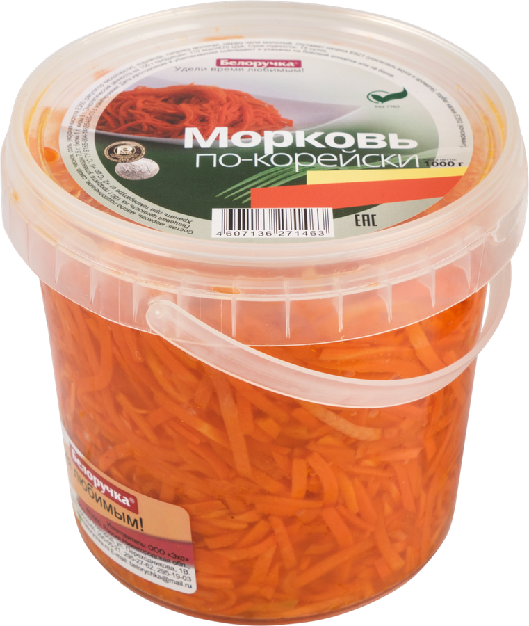 

Морковь Белоручка По-корейски 1 кг