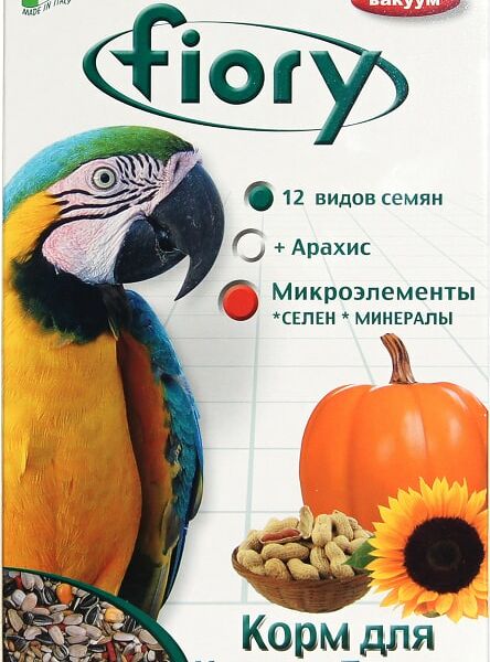Корм для птиц Fiory для крупных попугаев 700г