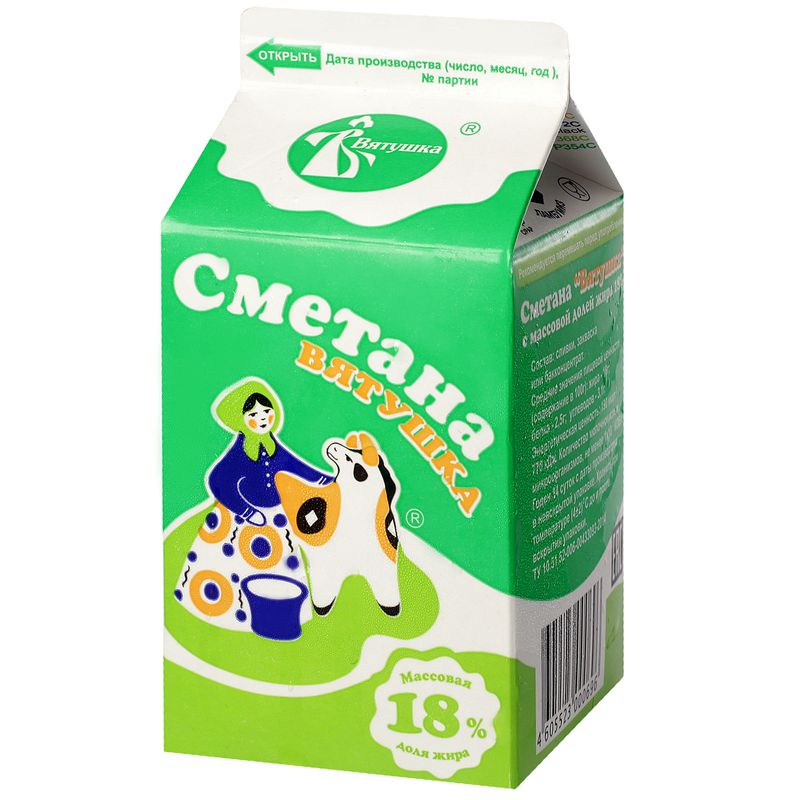 

Сметана Вятушка 18%