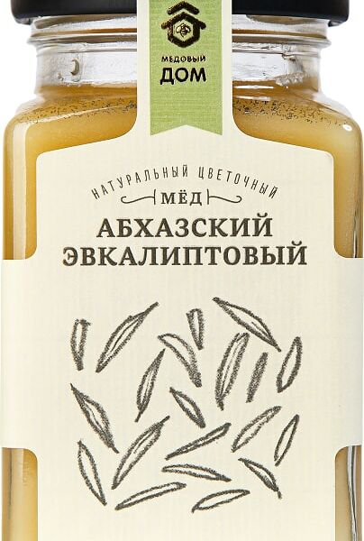 Мед Медовый Дом Абхазский эвкалиптовый цветочный 320г