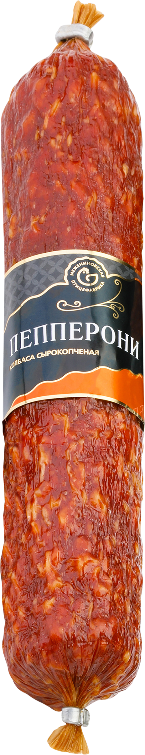 

Колбаса сырокопченая ПФ МЕЖЕНИНОВСКАЯ Пепперони, 1-й сорт, 250г