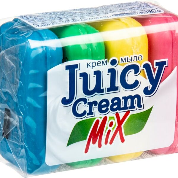 Крем-мыло Juicy Cream Mix туалетное 4х90г
