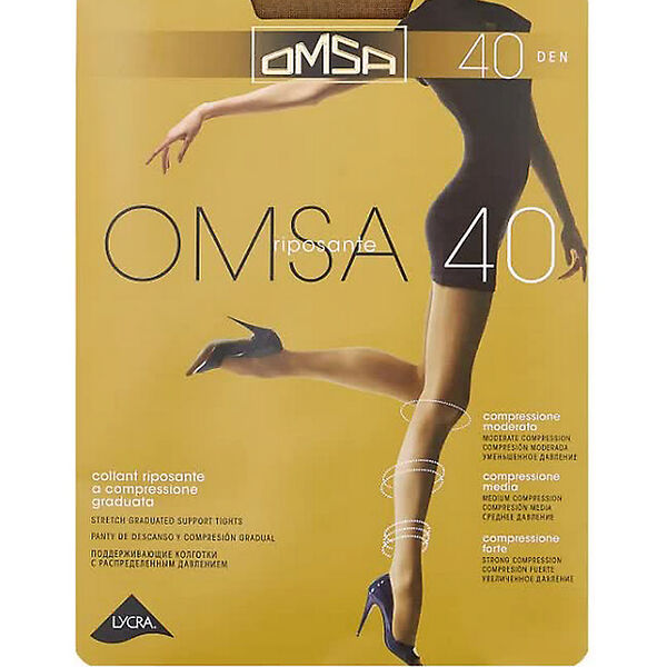 Колготки Omsa Riposante Daino 40 ден, размер 4