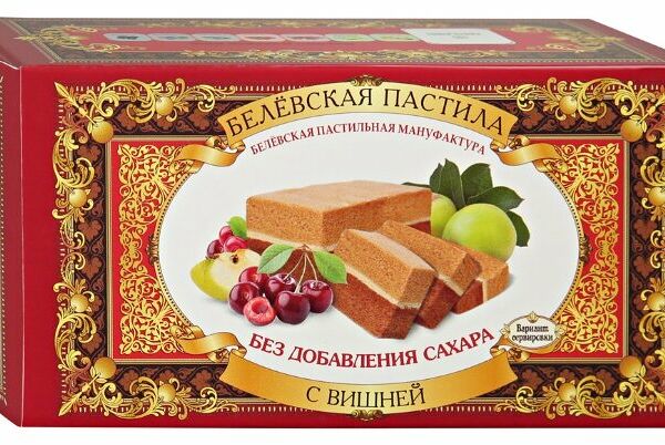 Пастила Белевская пастильная мануфактура Белевская с вишней