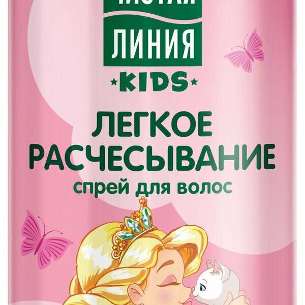 Спрей для волос Чистая Линия Легкое расчесывание с ромашкой розой и пантенолом