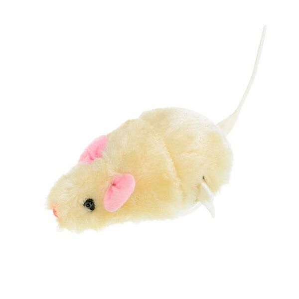 Игрушка для кошек Мышь заводная 8 см