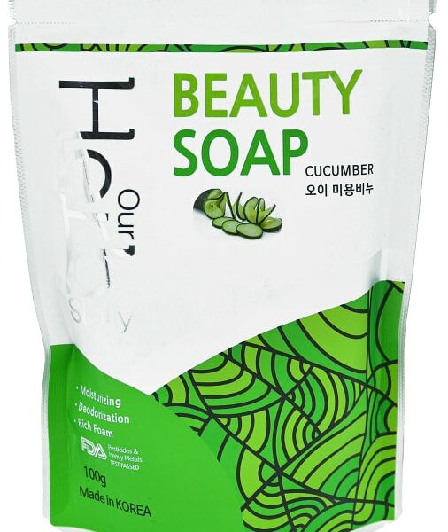 Мыло-пенка для умывания Our Herb Story с огурцом 100г