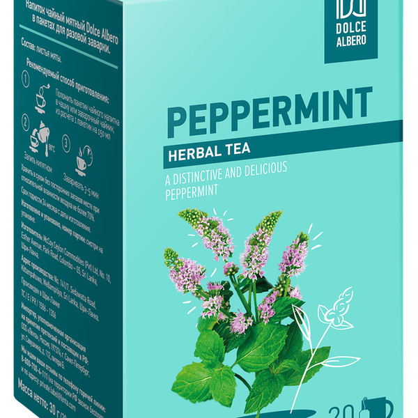 Напиток чайный DOLCE ALBERO Мятный, 20пак